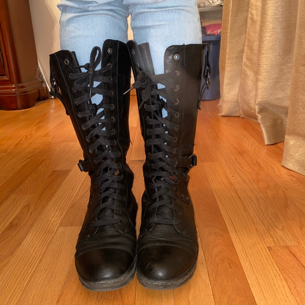 Black boots